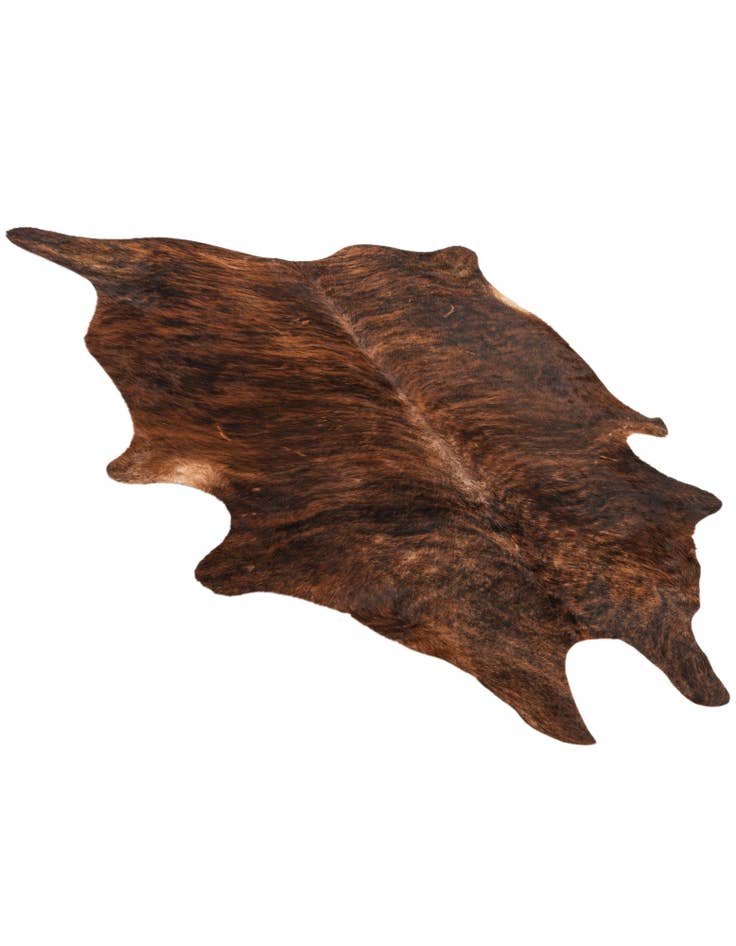 Detail image of  5' 11 x 6' 11 Cowhide Leather Rug