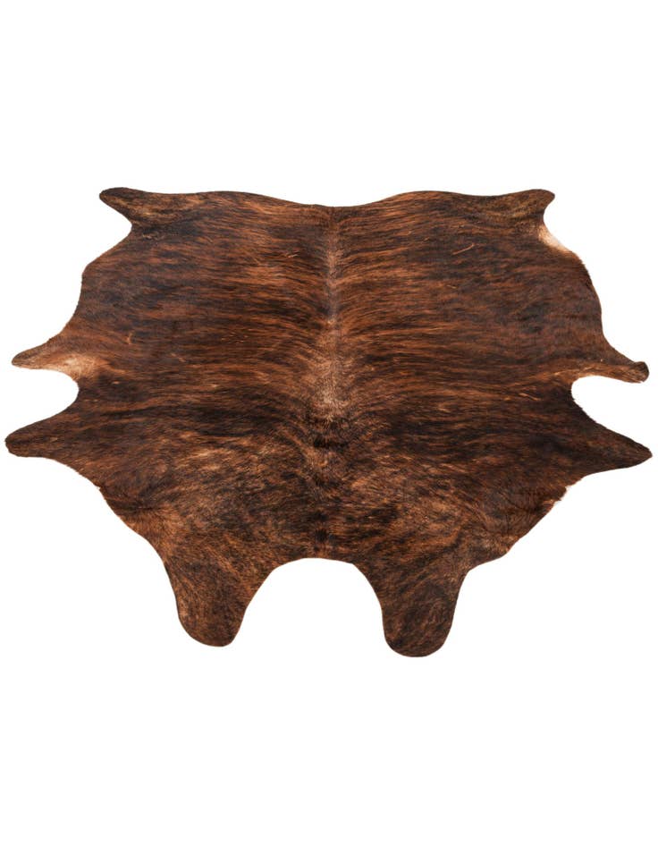 Detail image of  5' 11 x 6' 11 Cowhide Leather Rug