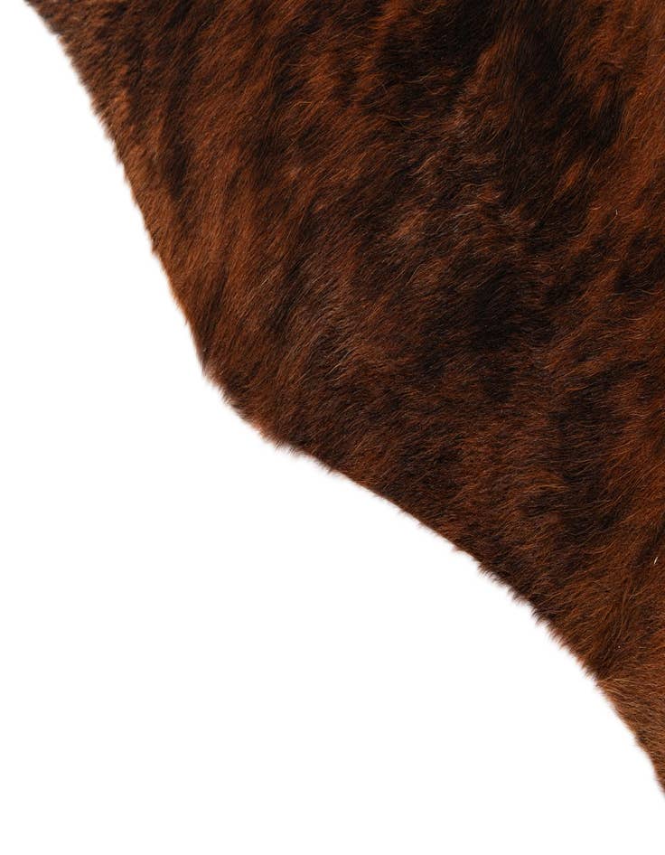Detail image of  5' 11 x 6' 11 Cowhide Leather Rug