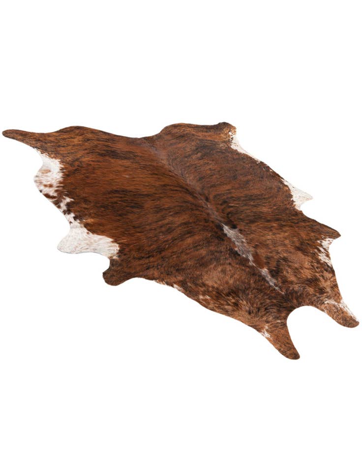 Detail image of  6' 2 x 7' Cowhide Leather Rug