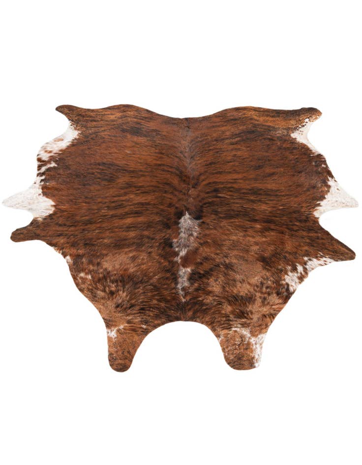 Detail image of  6' 2 x 7' Cowhide Leather Rug