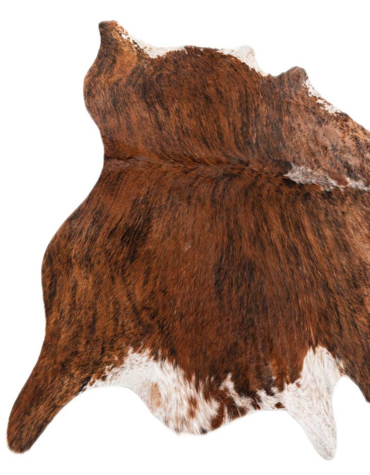 Detail image of  6' 2 x 7' Cowhide Leather Rug
