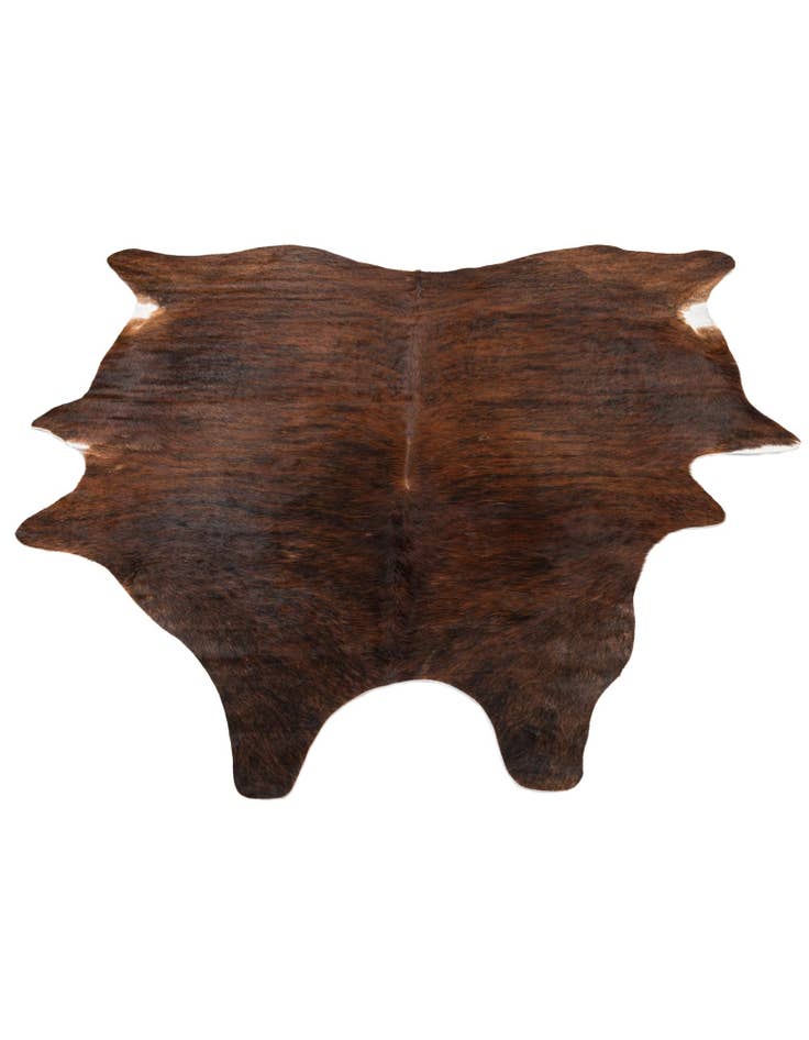 Detail image of  6' 1 x 6' 10 Cowhide Leather Rug