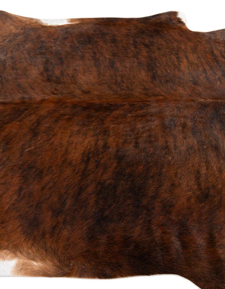 Detail image of  6' 1 x 6' 10 Cowhide Leather Rug