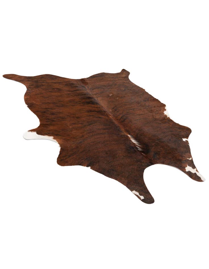 Detail image of  5' 1 x 5' 11 Cowhide Leather Rug