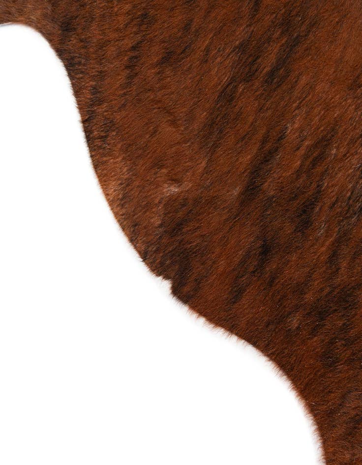 Detail image of  5' 1 x 5' 11 Cowhide Leather Rug