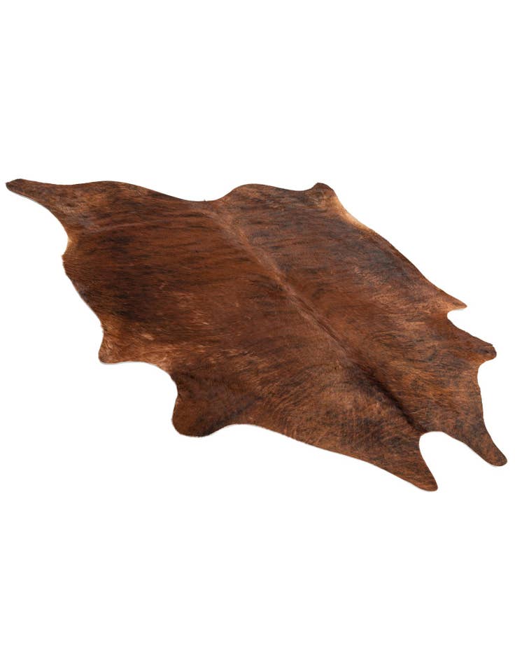 Detail image of  5' 11 x 6' 9 Cowhide Leather Rug