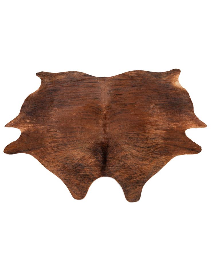 Detail image of  5' 11 x 6' 9 Cowhide Leather Rug