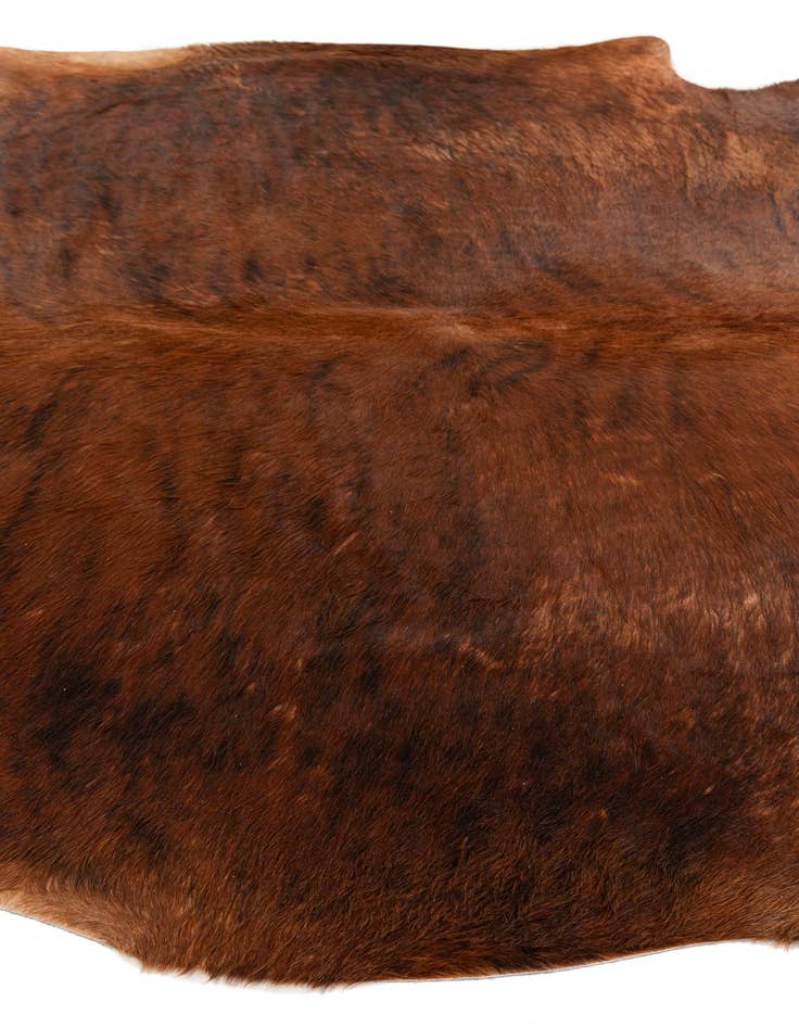 Detail image of  5' 11 x 6' 9 Cowhide Leather Rug