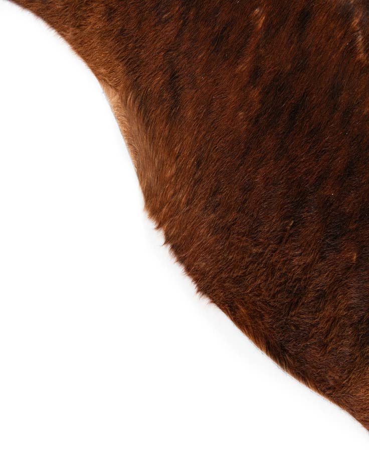 Detail image of  5' 11 x 6' 9 Cowhide Leather Rug