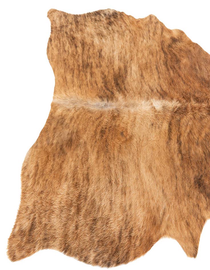 Detail image of  4' 8 x 5' 4 Cowhide Leather Rug