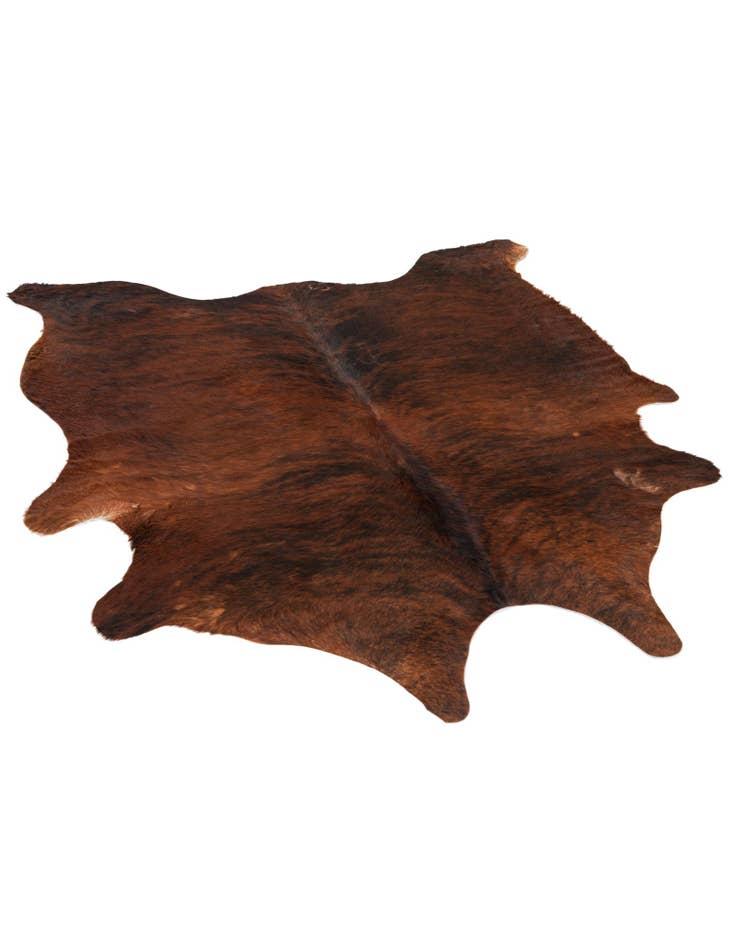 Detail image of  4' 9 x 5' 2 Cowhide Leather Rug