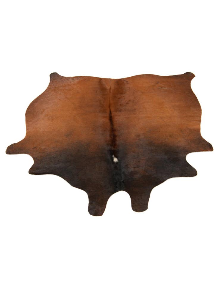 Detail image of  4' 4 x 5' 1 Cowhide Leather Rug