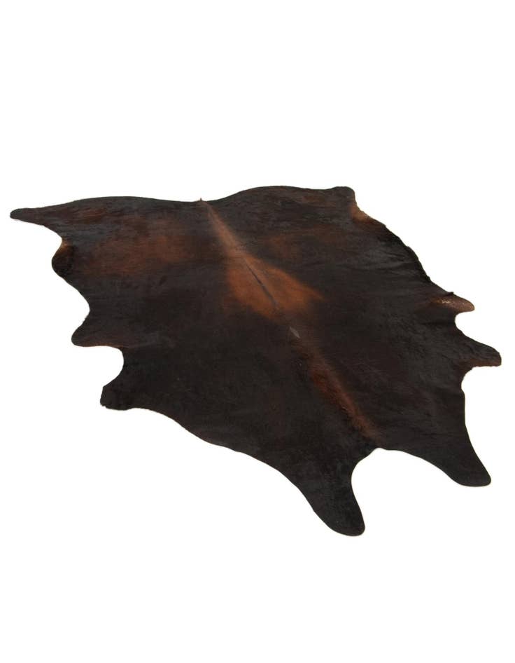 Detail image of  6' 6 x 7' 4 Cowhide Leather Rug