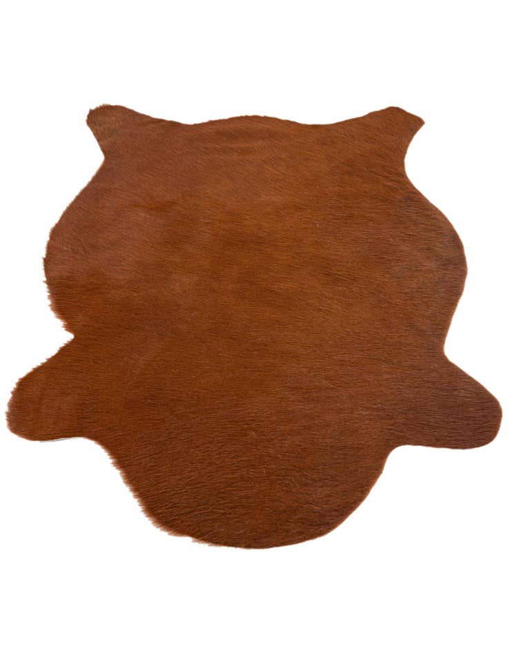 Detail image of  2' 2 x 2' 11 Cowhide Leather Rug
