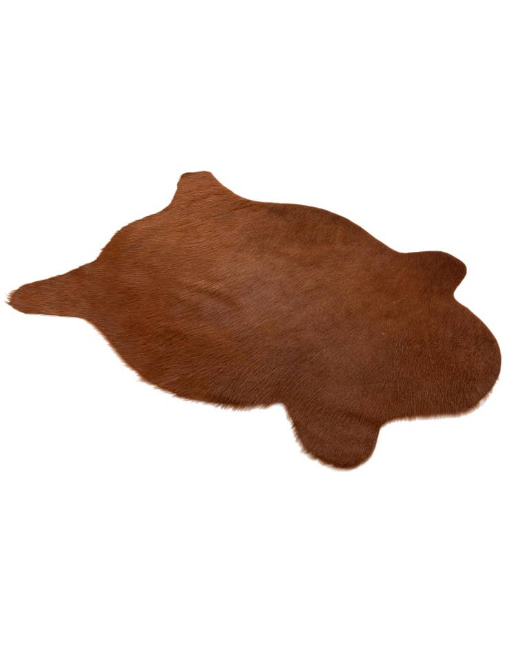 Detail image of  2' 2 x 2' 11 Cowhide Leather Rug