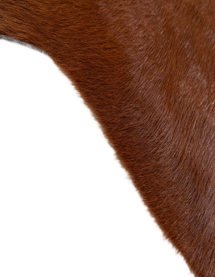 Detail image of  2' 2 x 2' 11 Cowhide Leather Rug