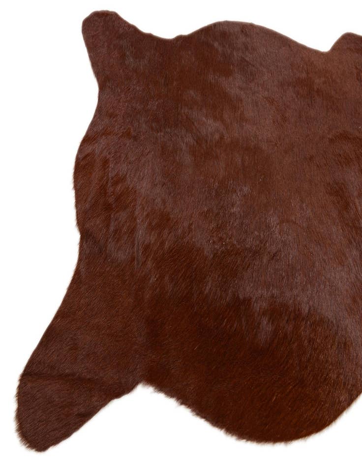 Detail image of  2' 2 x 2' 11 Cowhide Leather Rug