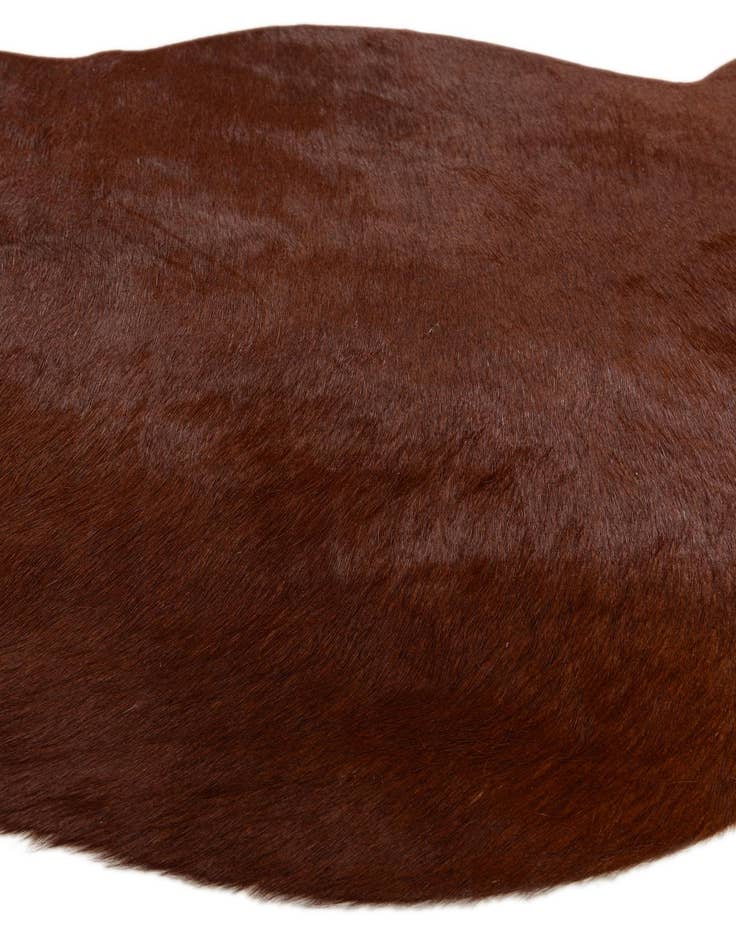 Detail image of  2' 2 x 2' 11 Cowhide Leather Rug