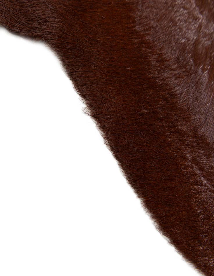 Detail image of  2' 2 x 2' 11 Cowhide Leather Rug