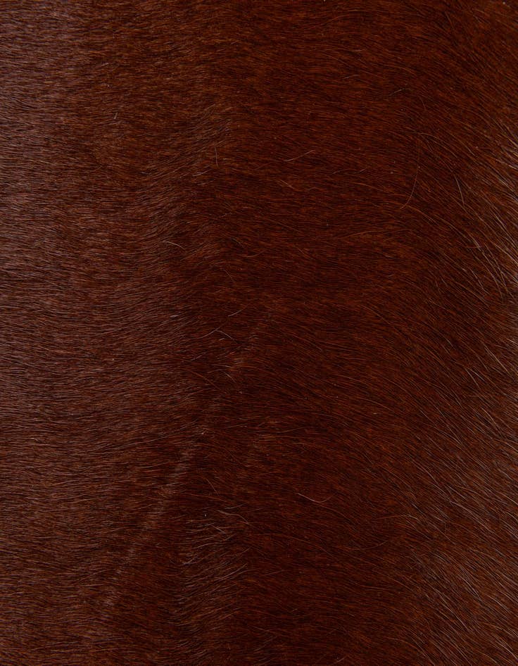 Detail image of  2' 2 x 2' 11 Cowhide Leather Rug