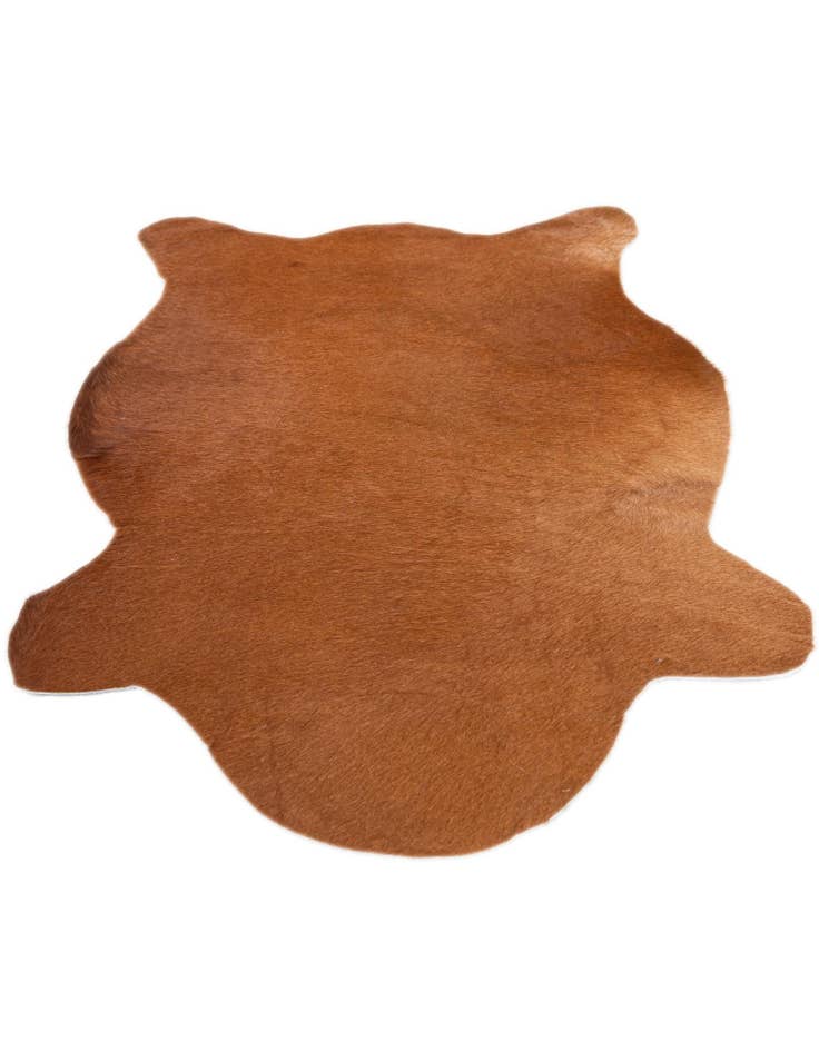 Detail image of  2' 2 x 2' 11 Cowhide Leather Rug