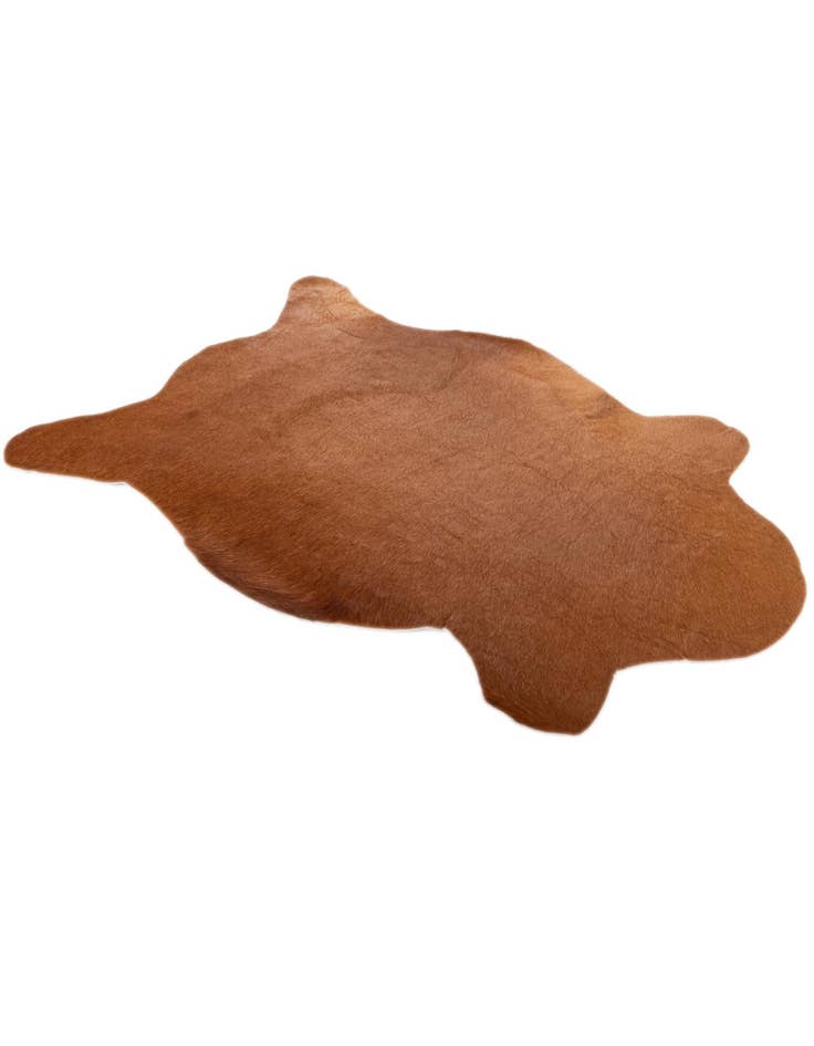 Detail image of  2' 2 x 2' 11 Cowhide Leather Rug