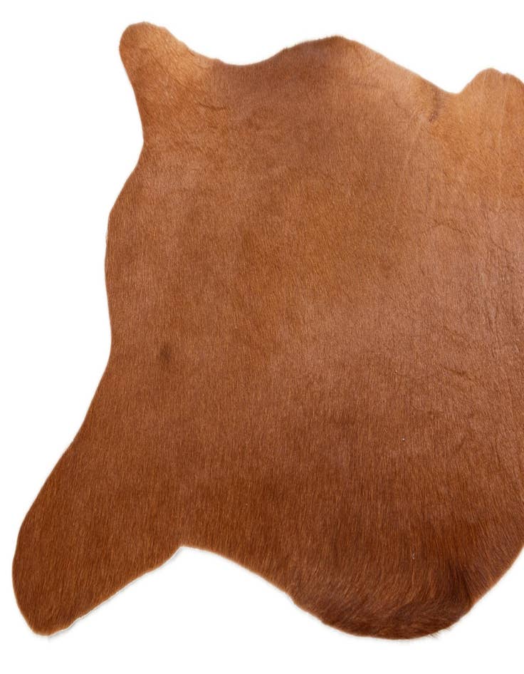 Detail image of  2' 2 x 2' 11 Cowhide Leather Rug
