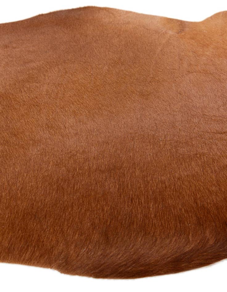 Detail image of  2' 2 x 2' 11 Cowhide Leather Rug