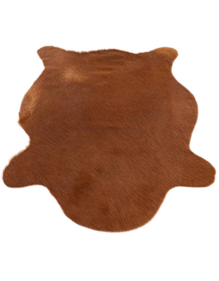 Detail image of  2' 2 x 2' 11 Cowhide Leather Rug