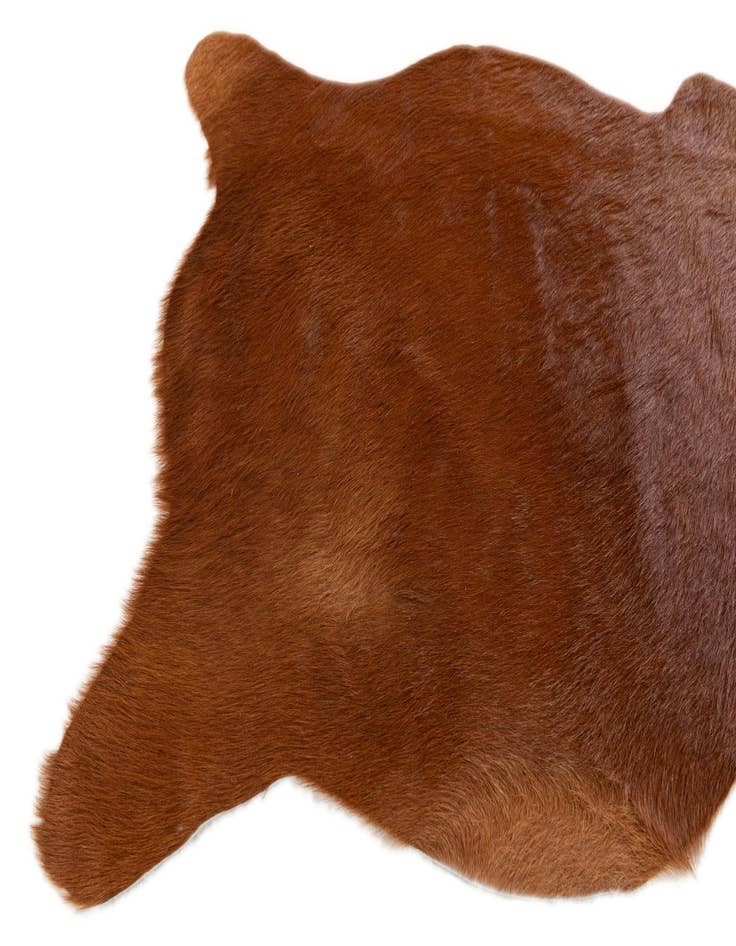 Detail image of  2' 2 x 2' 11 Cowhide Leather Rug