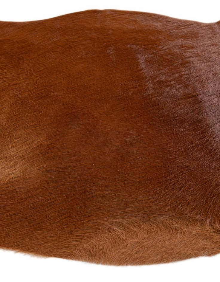 Detail image of  2' 2 x 2' 11 Cowhide Leather Rug