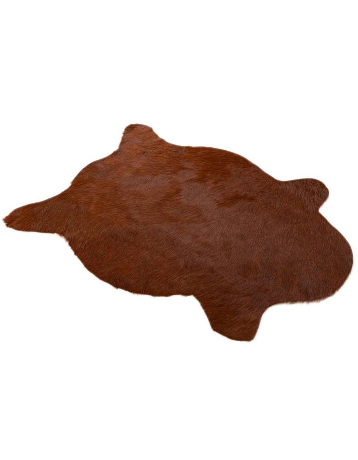 Detail image of  2' 2 x 2' 11 Cowhide Leather Rug