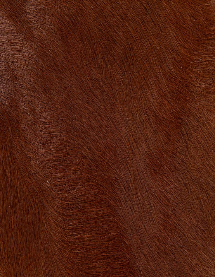 Detail image of  2' 2 x 2' 11 Cowhide Leather Rug