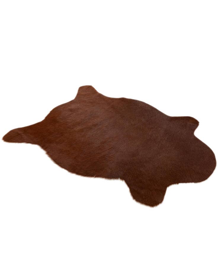 Detail image of  2' 2 x 2' 11 Cowhide Leather Rug