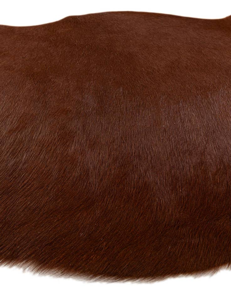 Detail image of  2' 2 x 2' 11 Cowhide Leather Rug