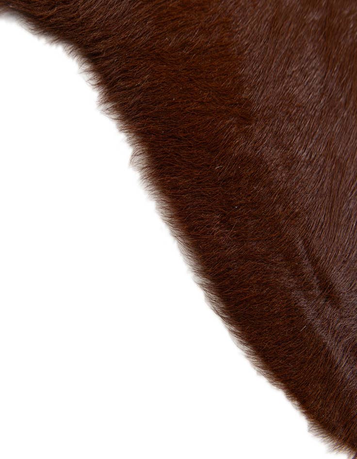 Detail image of  2' 2 x 2' 11 Cowhide Leather Rug