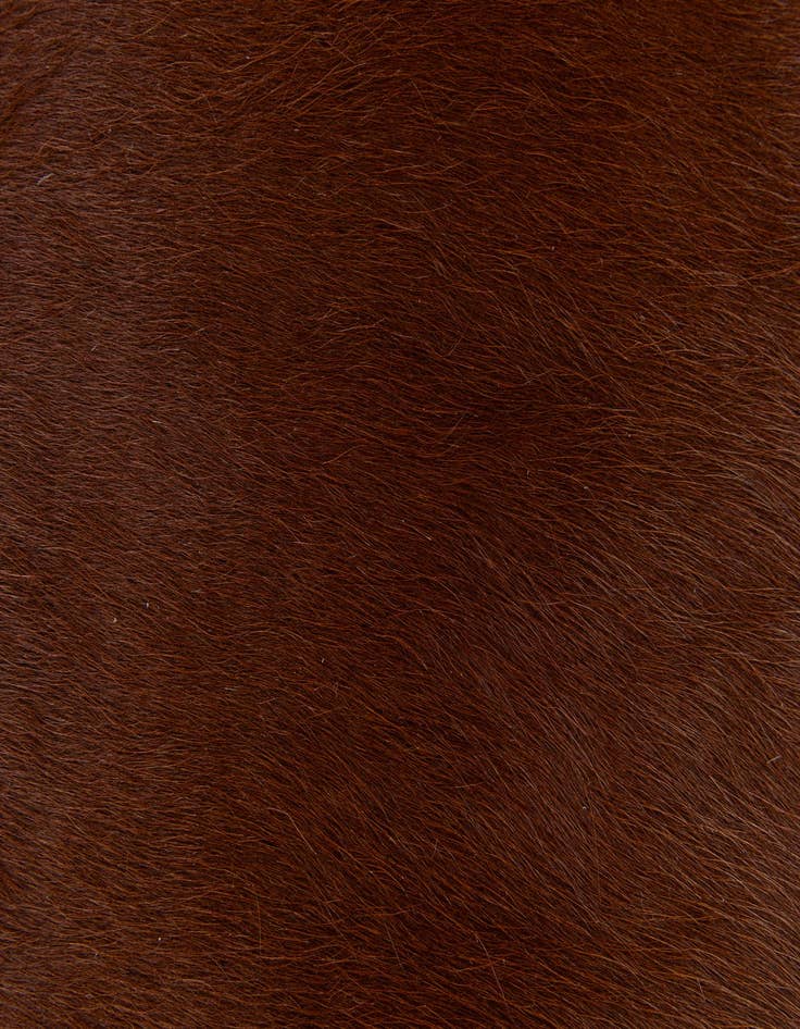 Detail image of  2' 2 x 2' 11 Cowhide Leather Rug