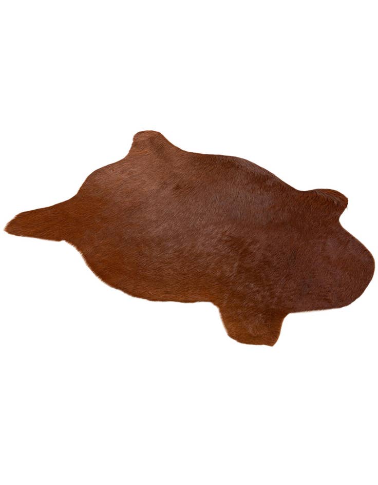 Detail image of  2' 2 x 2' 11 Cowhide Leather Rug