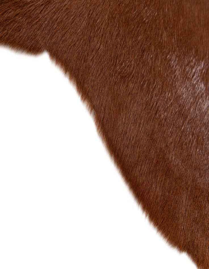 Detail image of  2' 2 x 2' 11 Cowhide Leather Rug