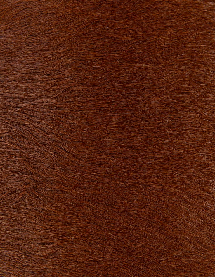Detail image of  2' 2 x 2' 11 Cowhide Leather Rug