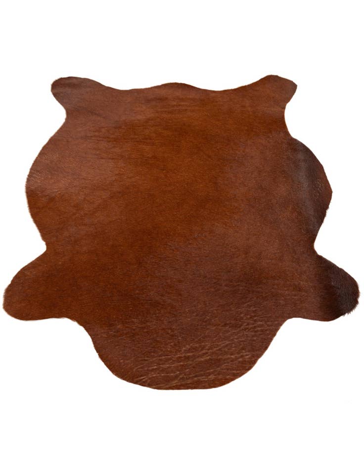 Detail image of  2' 2 x 2' 11 Cowhide Leather Rug