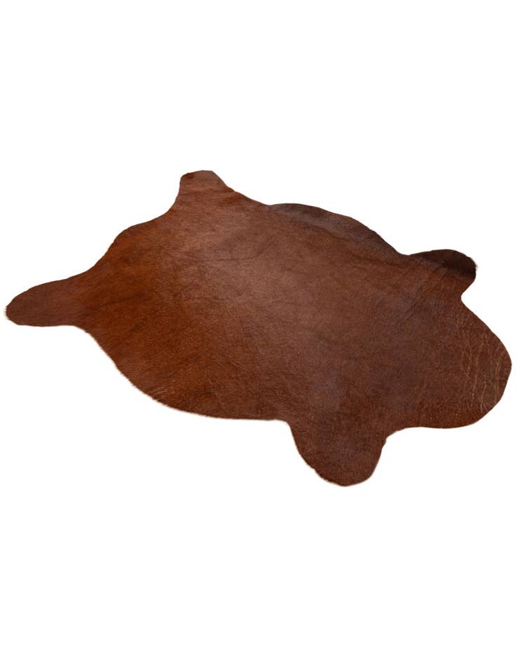 Detail image of  2' 2 x 2' 11 Cowhide Leather Rug