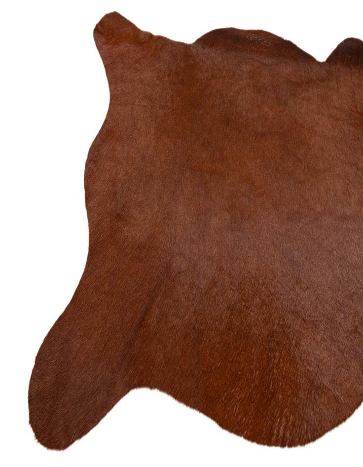 Detail image of  2' 2 x 2' 11 Cowhide Leather Rug