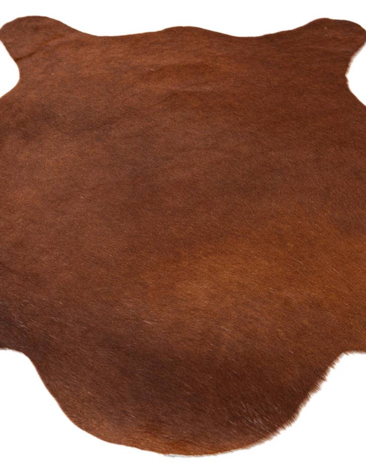 Detail image of  2' 2 x 2' 11 Cowhide Leather Rug