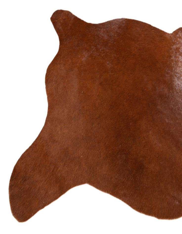 Detail image of  2' 2 x 2' 11 Cowhide Leather Rug