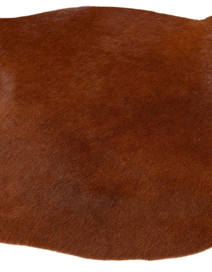 Detail image of  2' 2 x 2' 11 Cowhide Leather Rug