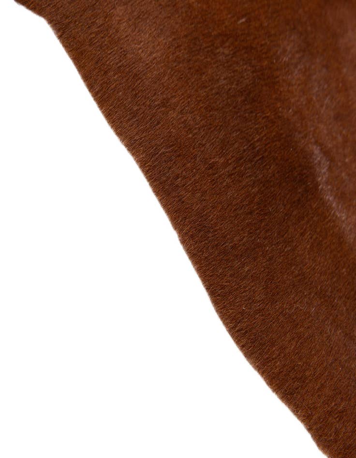 Detail image of  2' 2 x 2' 11 Cowhide Leather Rug