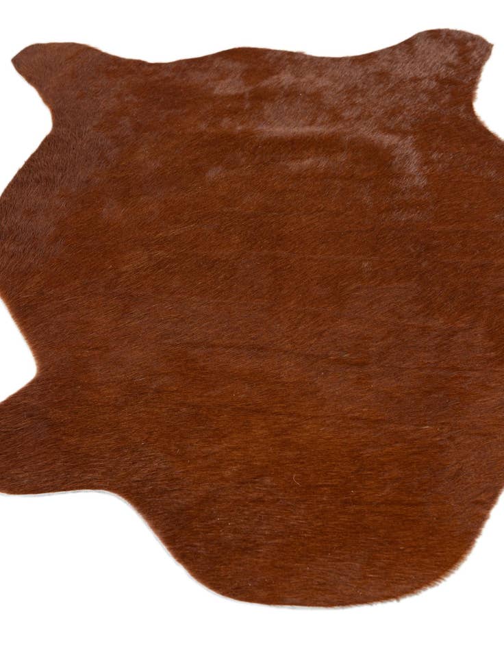 Detail image of  2' 2 x 2' 11 Cowhide Leather Rug
