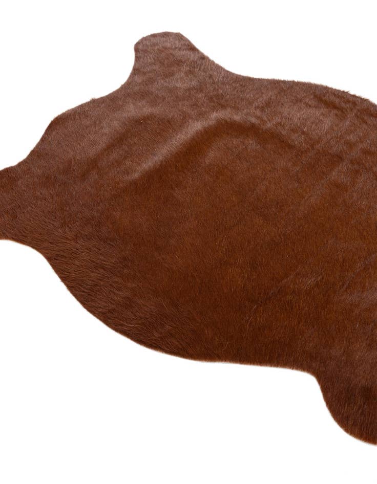 Detail image of  2' 2 x 2' 11 Cowhide Leather Rug